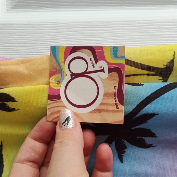 OP Palm Tree Racerback Workout Tank Top - XXL/ 19 Juniors - NWT - Picture 5 of 10